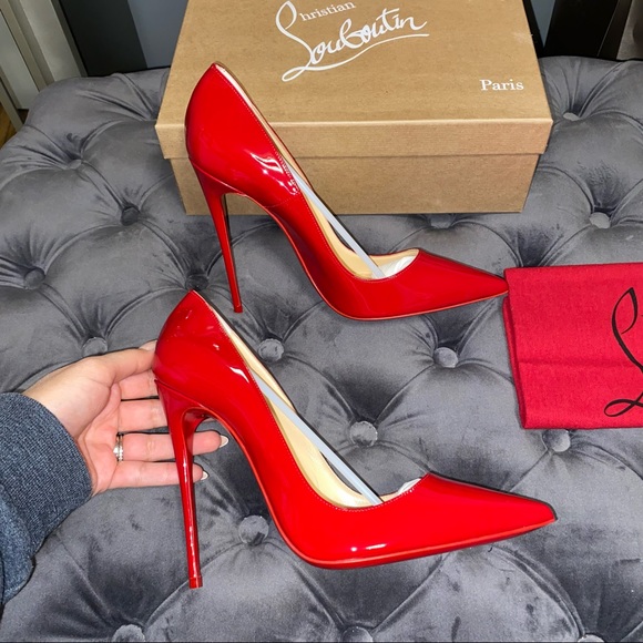 Christian Louboutin Shoes - New Size 39.5 Christian Louboutin So Kate 120 Patent Red Loubi Heels